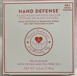 Spongelle HAND DEFENSE REJUVENATE HAND WASH INFUSED BUFFER NEW